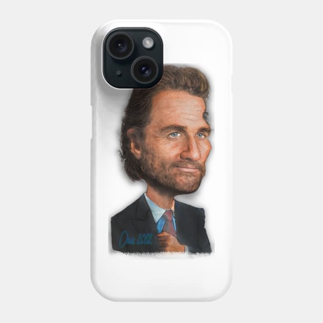 Matthew McConaughey Phone Case by Henry Drae