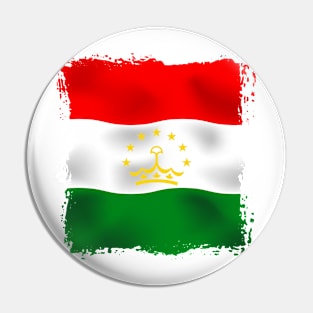 Tajikistan artwork Pin