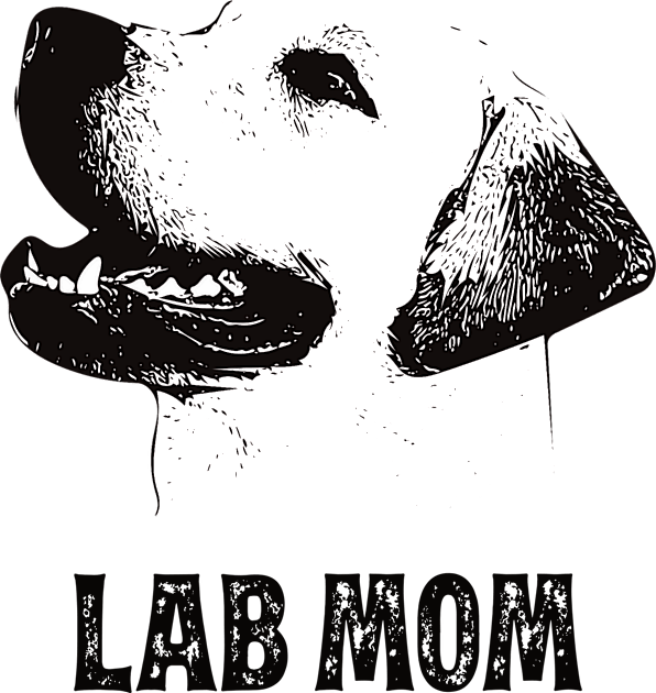 Lab Mom - Labrador Retriever Mom Kids T-Shirt by DoggyStyles