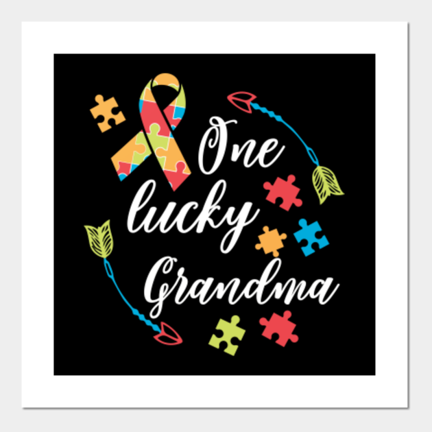 Download Autism Grandma One Lucky Autism Awareness - Gift For ...