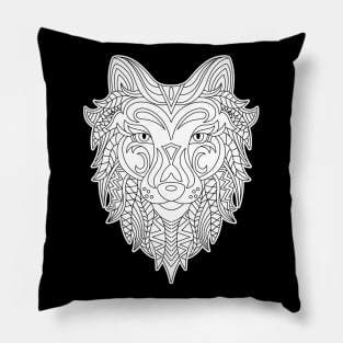 Fox Mandala Pillow