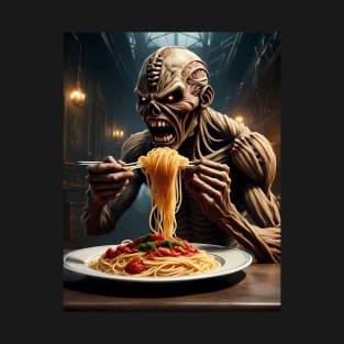 Eddie eating spaghetti T-Shirt