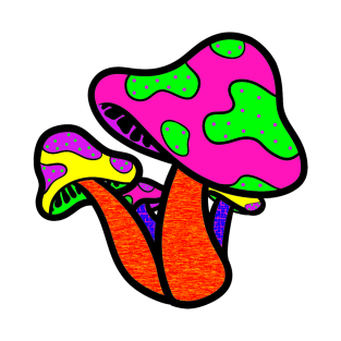 Vibrant Mushroom T-Shirt