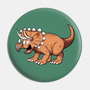 Triceratops Pin