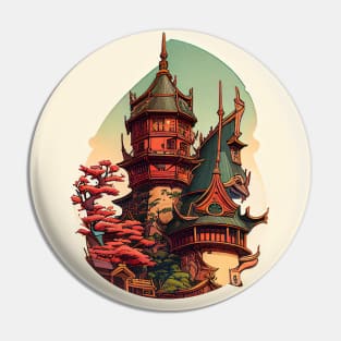 Fantasy Castle Tower Pin