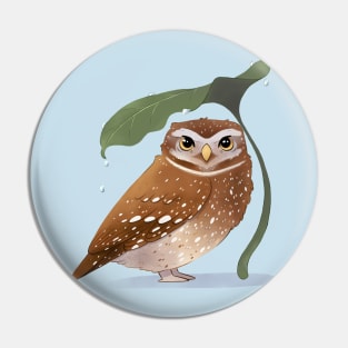 Rainy Owl Pin