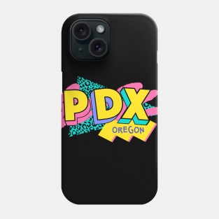 Portland, Oregon Retro 90s Logo Phone Case