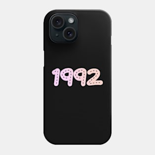 1992 birthday gift for women Phone Case