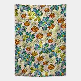 Scattered Clover 6 (MD23Pat004) Tapestry