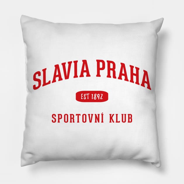 Slavia Prague Pillow by CulturedVisuals