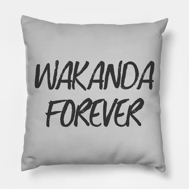 Wakanda Forever #2 Pillow by chomm13