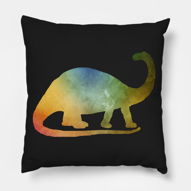 Brontosaurus Pillow by TheJollyMarten