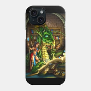 Book Wyrm Phone Case