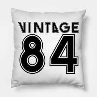 Vintage '84 design Pillow