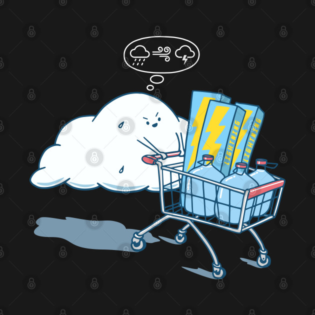 Disover WEATHER FORECAST - Cloud - T-Shirt