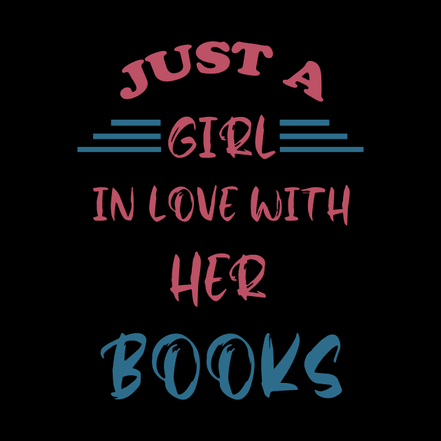 Just a girl in love with her books by SCOTT CHIPMAND