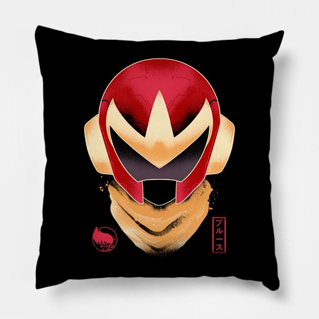 Protoman Pillow by ramenboy