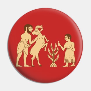 Sumerian father and son sacrament Pin