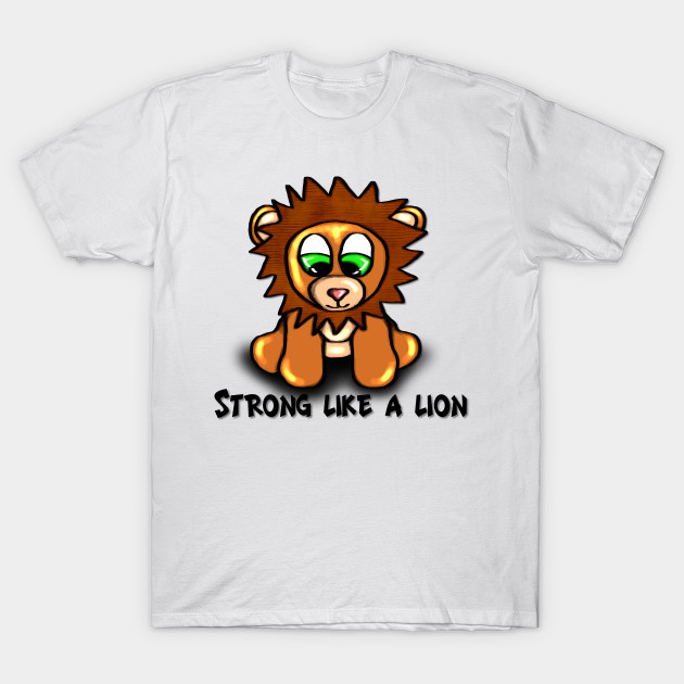 cute baby lion - Lion - T-Shirt | TeePublic
