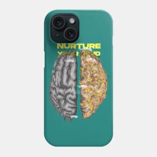 Floral brain Phone Case