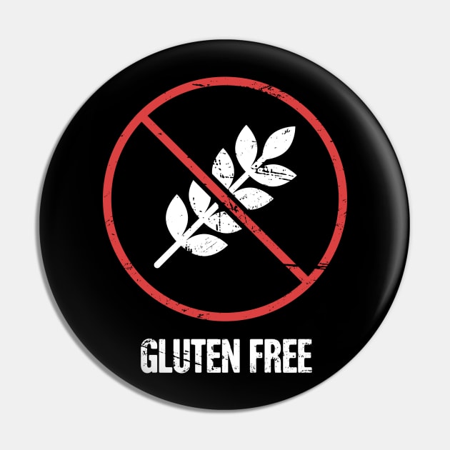 Funny Gluten Free Celiac Disease Pin by MeatMan