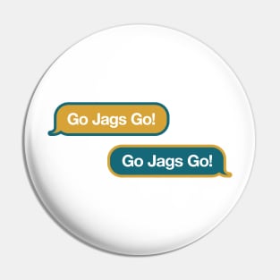 Go Jags Go Text Message Pin