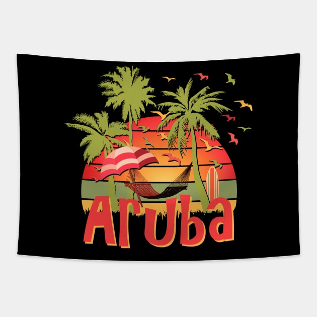 Aruba Tapestry by Nerd_art