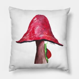 Mushroom and Snail Pillow