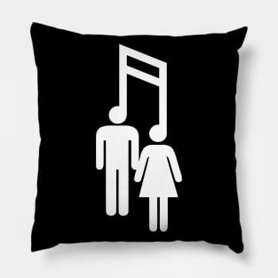 Music Connects People Pillow