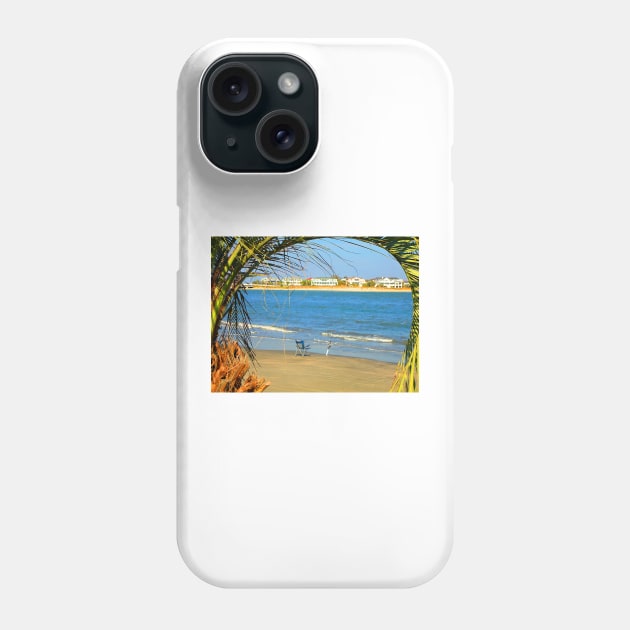 Fishing Paradise at the Beach Phone Case by janmarvin