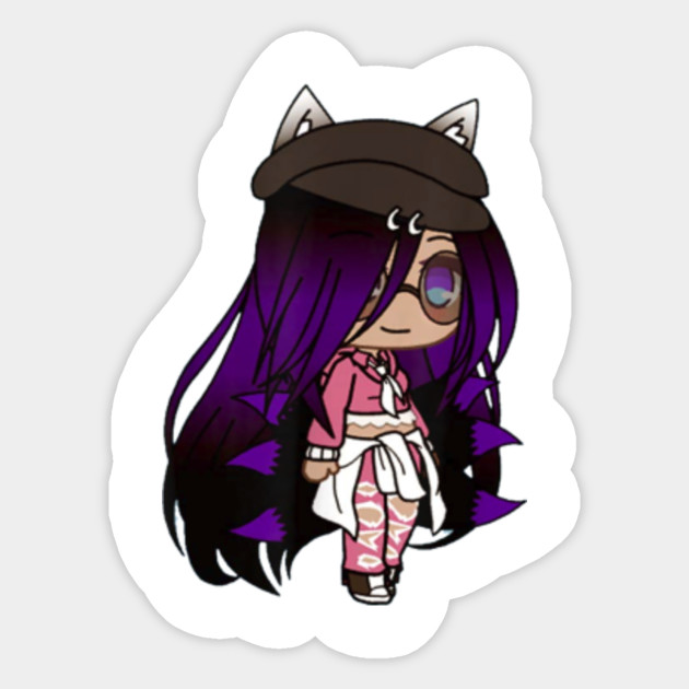 Cute Chibi Style Kawaii Anime Girl With Fox Ears And Tails Cute