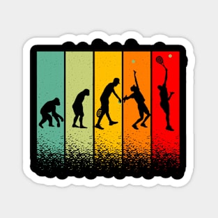 Evolution Tennisman idee cadeau Homme Magnet