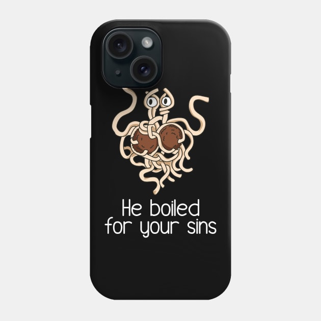 flying spaghetti monster Phone Case by UniFox