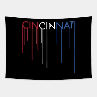 Drippy Cincinnati Tapestry