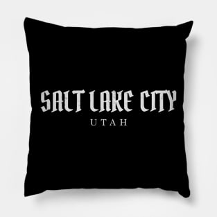Salt Lake City, Utah Pillow