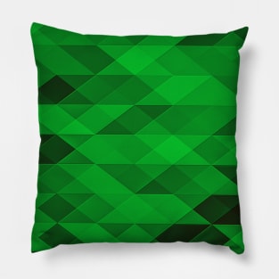 Green cubes Pillow
