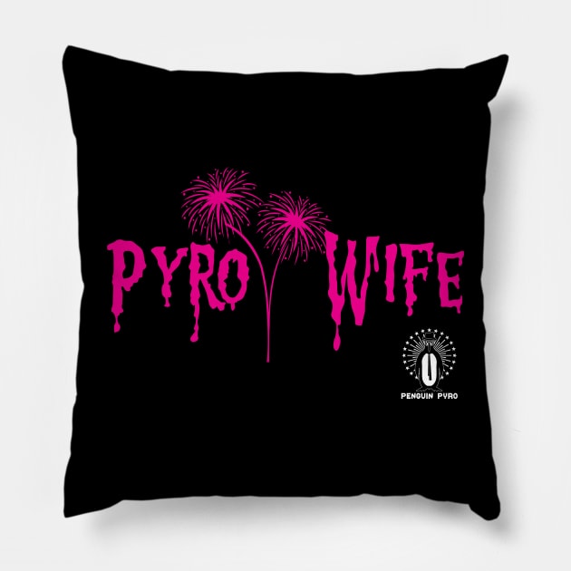 Pyro Wife Pillow by PenguinPyro