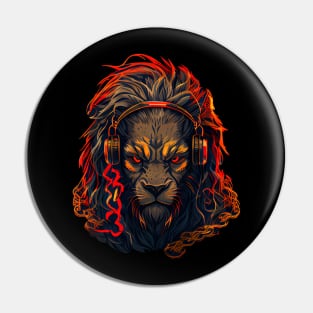 Badass Gangster Lion Pin