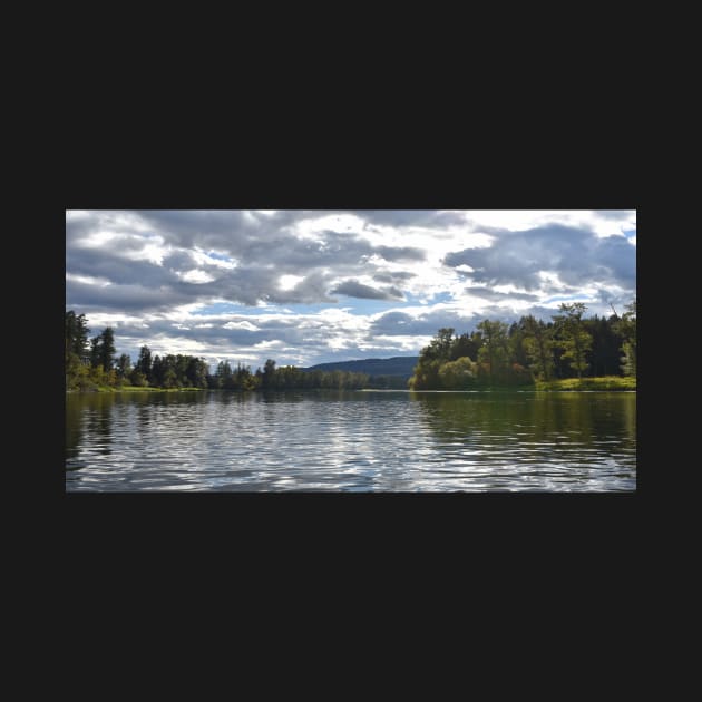 Paddling on the Shuswap River by Steves-Pics