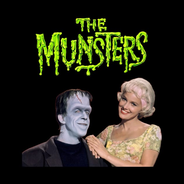 The Munsters,   Herman Munster ,Marilyn, Fred Gwynne,  Beverley Owen, by CS77