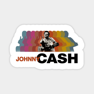 Retro Johnny Cash | Man in Black Magnet