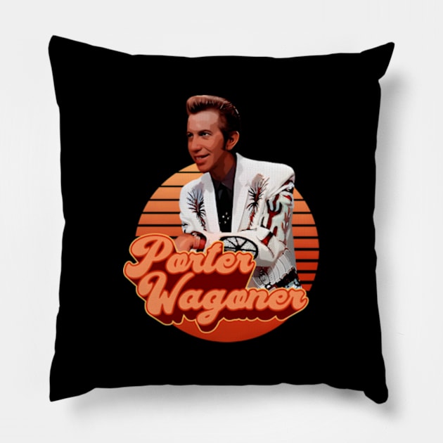 Porter Wagoner Pillow by dany artist