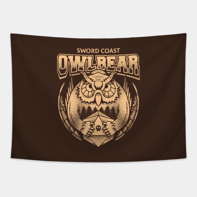 OwlBear Tapestry by logozaste