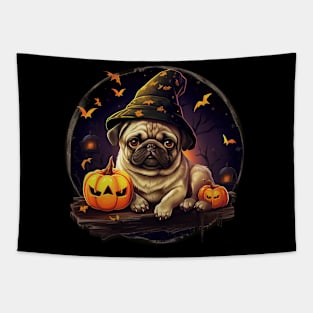 pug dog Tapestry