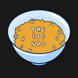 the big sad alphabet spaghetti meme T-Shirt