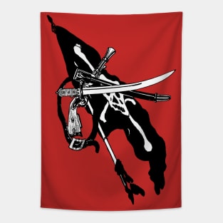 Vintage Pirate Flag - Jolly Roger Tapestry