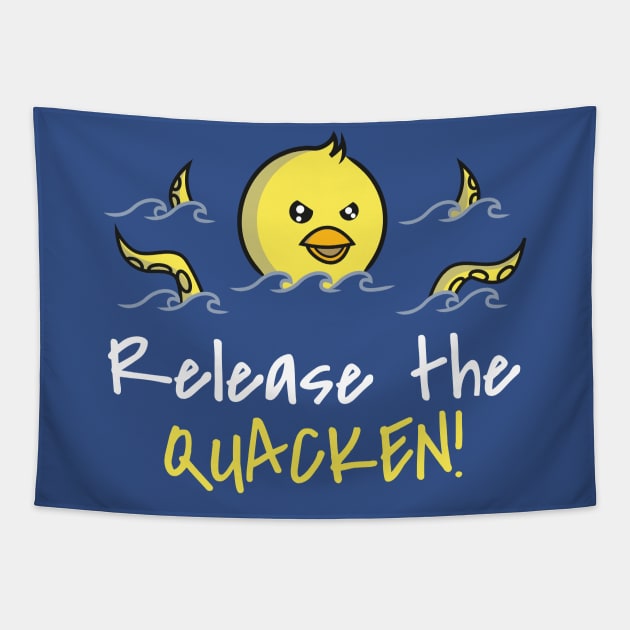 Release the Quacken Tapestry by ShirtBricks