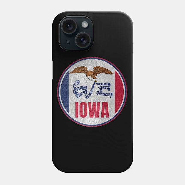 Iowa State Flag Phone Case by FullOnNostalgia