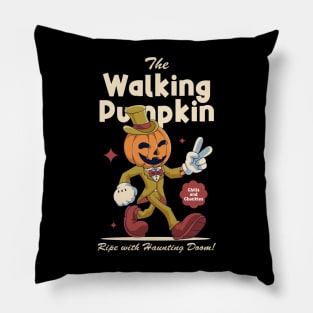 Jack O Lantern Halloween Pillow