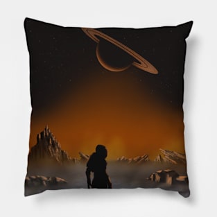 Alien World Exploration Pillow